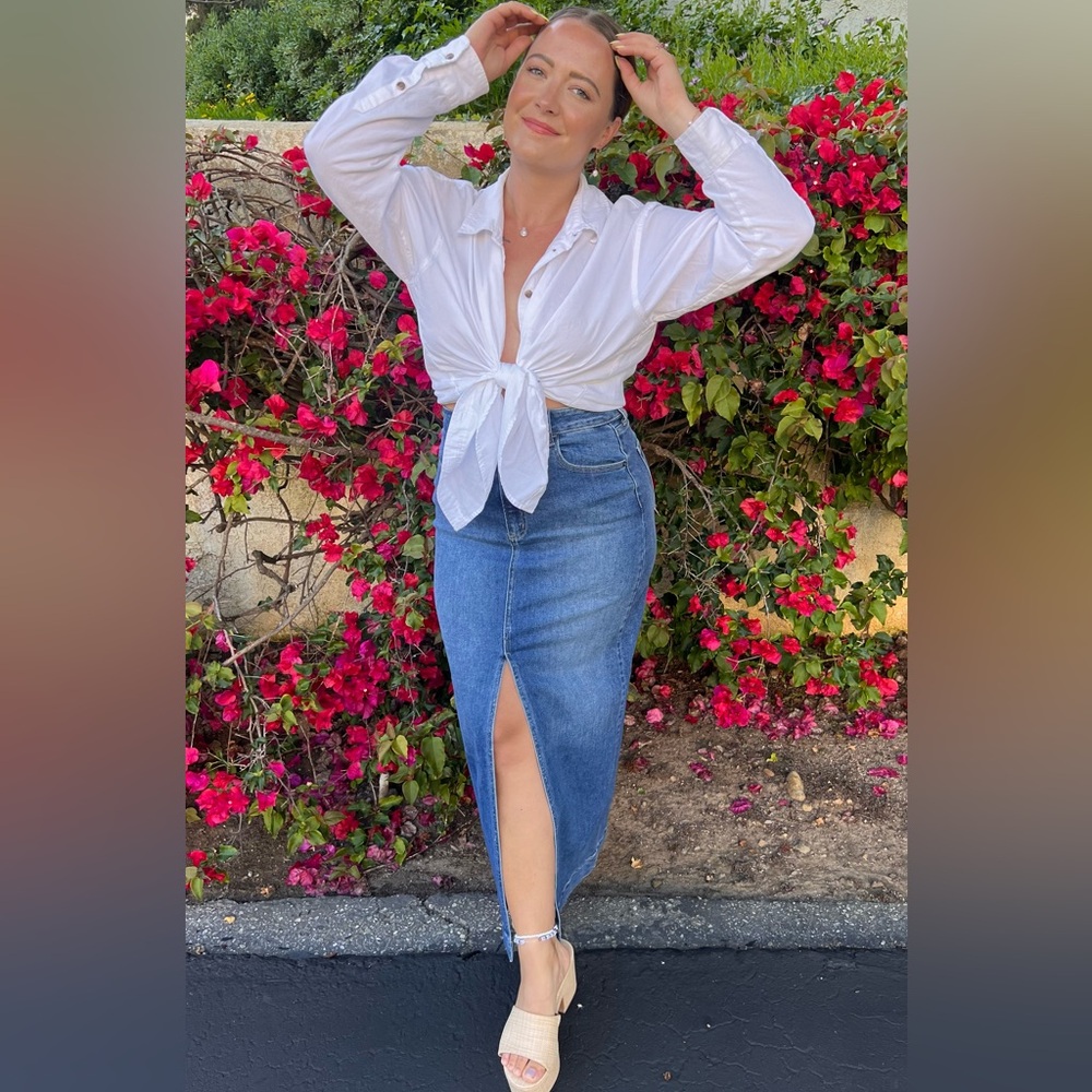 Denim Blue Women's Skirt